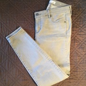 Ann Taylor Loft Grey Skinny Jeans